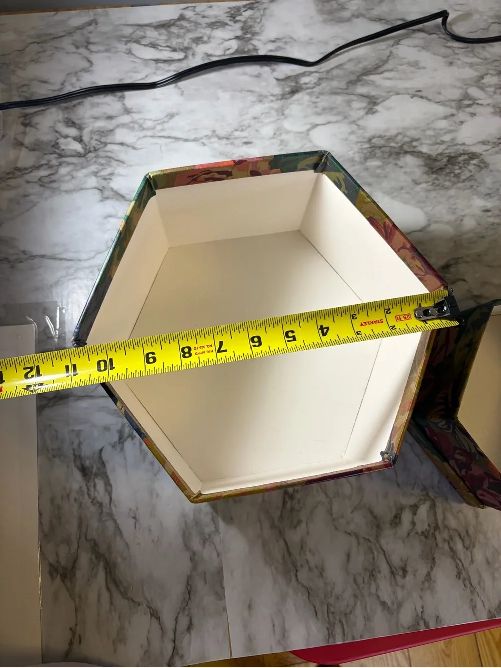 Bundle of retro Vintage Floral Decorative Storage Boxes - Multicolor